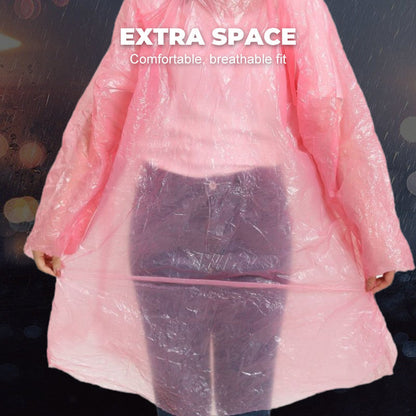 Einweg-Regenjacke in Mini-Kugelform (1 kaufen, 1 gratis)