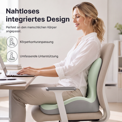 🔥 Heute -50 %!🚗🪑Ergonomisches Sitzkissen aus Memory-Schaum – Integrierte Rückenstütze, orthopädisch & vielseitig – Ideal für Bürostuhl, Auto & Homeoffice ✨