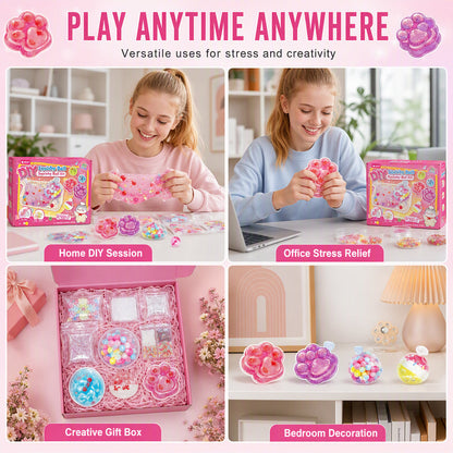🎁DIY-Bausatz für ein „Fried Ice“-Squishy-Spielzeug mit Katzenkrallen-Motiv für Kinder