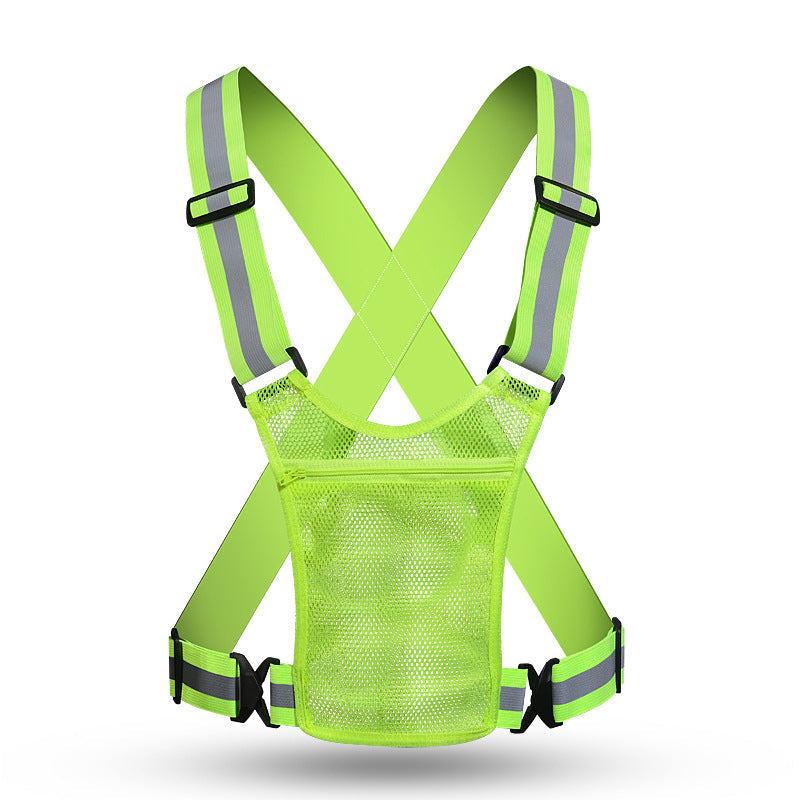🦺✨ Reflektierende Weste mit hoher Sichtbarkeit – praktische Tasche, bequeme Passform und absolute Sicherheit beim Laufen bei Tag und Nacht 🌙🏃‍♂️