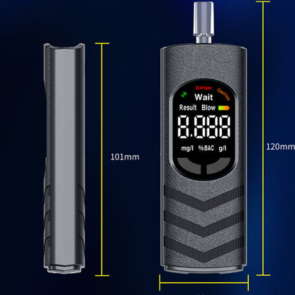 Wiederaufladbares Alkoholmessgerät mit LCD-Display und Sprachausgabe