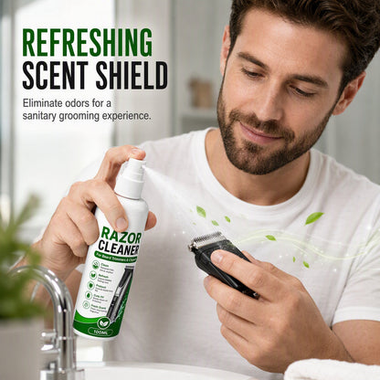 🪒 Verlängert die Lebensdauer Ihres Rasierers – das Reinigungsspray, das wirklich wirkt!