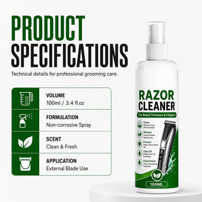 🪒 Verlängert die Lebensdauer Ihres Rasierers – das Reinigungsspray, das wirklich wirkt!