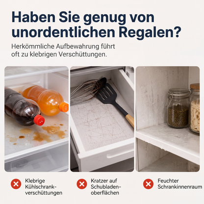 🧊 Ausgelaufene Soße im Kühlschrank? Diese Einlagen machen Schluss mit dem Putz-Chaos!