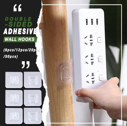 💪  50 % Rabatt — Doppelseitig klebende Wandhaken 🧹