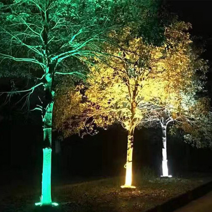 🌳💡Solar-Baumbeleuchtung in Ringform – Wetterfeste Außenstrahler für Bäume, Säulen und den Garten