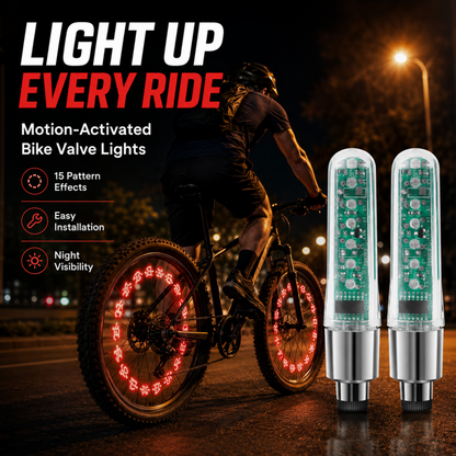 🚴 Nachts unsichtbar? Diese Ventil-Lichter machen dich von allen Seiten sichtbar!