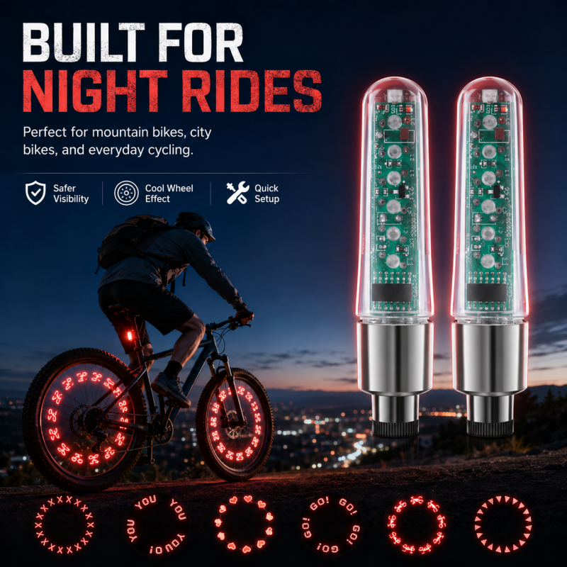 🚴 Nachts unsichtbar? Diese Ventil-Lichter machen dich von allen Seiten sichtbar!