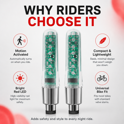 🚴 Nachts unsichtbar? Diese Ventil-Lichter machen dich von allen Seiten sichtbar!