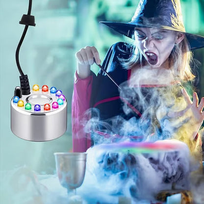 ⚡🎃🔥Ultraschall-Nebelmaschine mit 12 LEDs