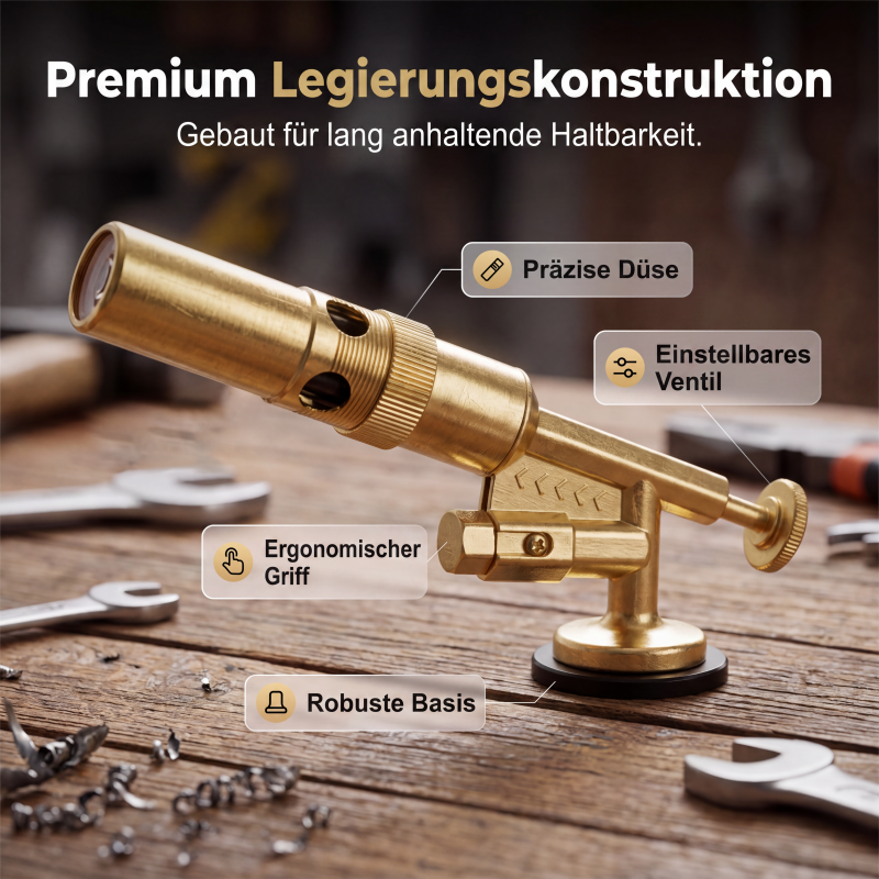 🔥 Tragbarer multifunktionaler umkehrbarer Butangasbrenner