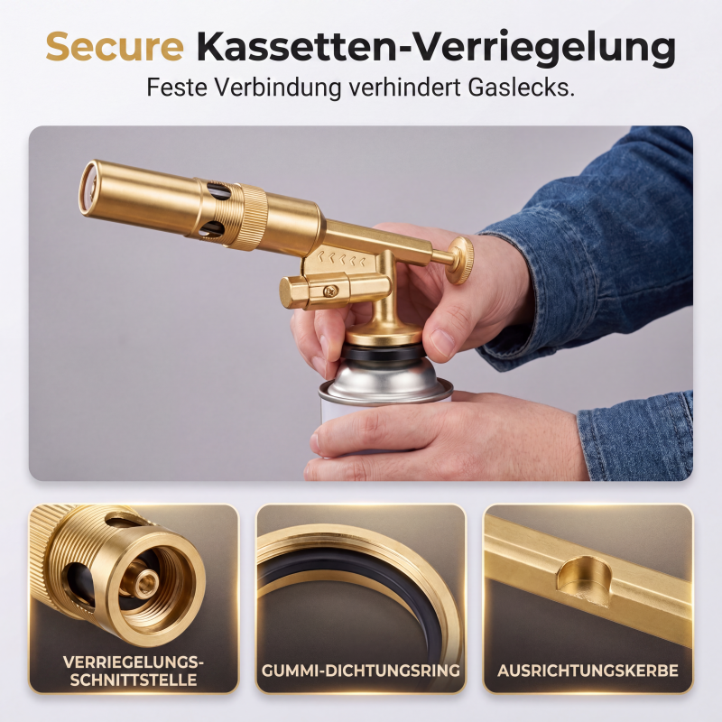 🔥 Tragbarer multifunktionaler umkehrbarer Butangasbrenner