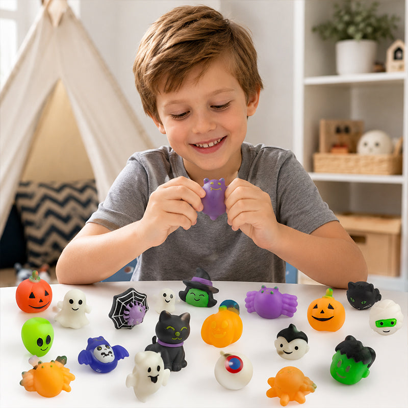 🎃 Gruseliger Knetspaß für kleine Geister – kreativ, sicher & ohne Sauerei!