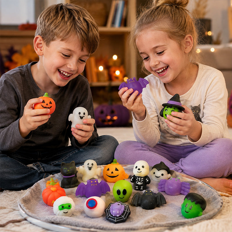 🎃 Gruseliger Knetspaß für kleine Geister – kreativ, sicher & ohne Sauerei!