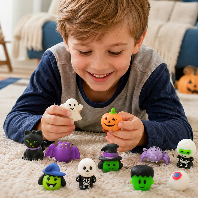 🎃 Gruseliger Knetspaß für kleine Geister – kreativ, sicher & ohne Sauerei!
