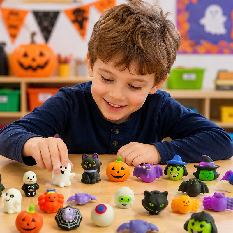 🎃 Gruseliger Knetspaß für kleine Geister – kreativ, sicher & ohne Sauerei!