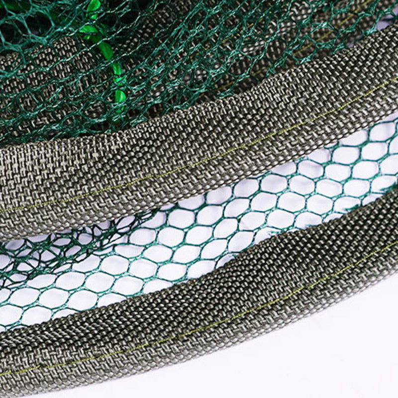 🎣 Zusammenklappbares Fischernetz mit Einholseil