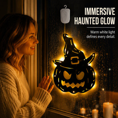 Halloween-Lichterketten für Türen und Fenster