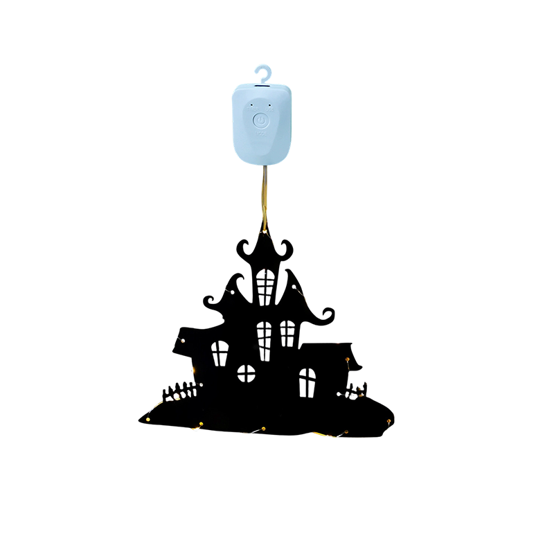 Halloween-Lichterketten für Türen und Fenster