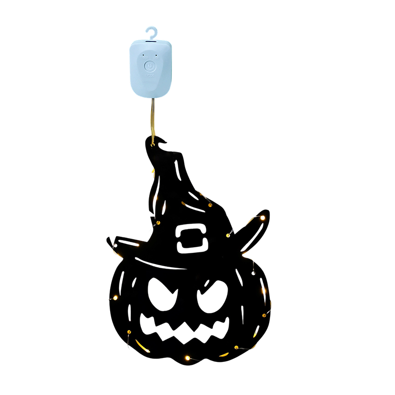 Halloween-Lichterketten für Türen und Fenster