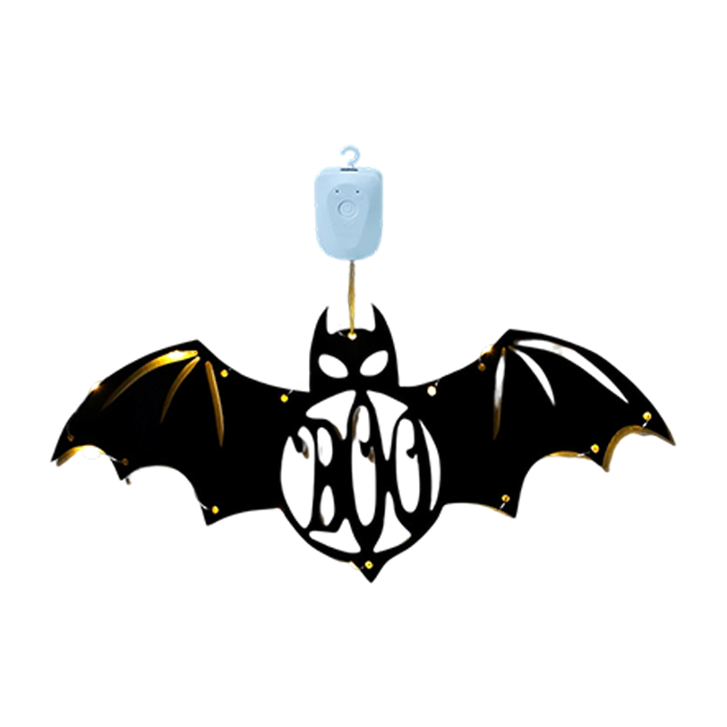 Halloween-Lichterketten für Türen und Fenster