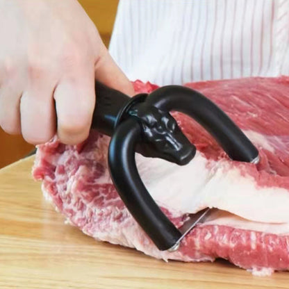 🥩 Manueller Fettabscheider für Rind- und Schweinefleisch – Entfernt ganz einfach überschüssiges Fett | Für leichteres und fettärmeres Kochen 🔥