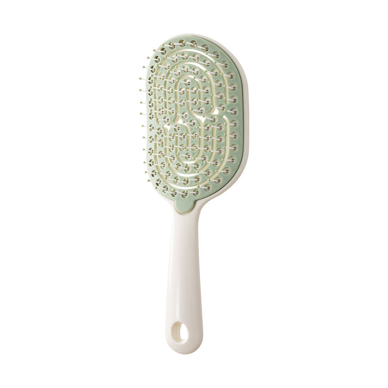 Abnehmbare, selbstreinigende und belüftete Haarbürste für Damen