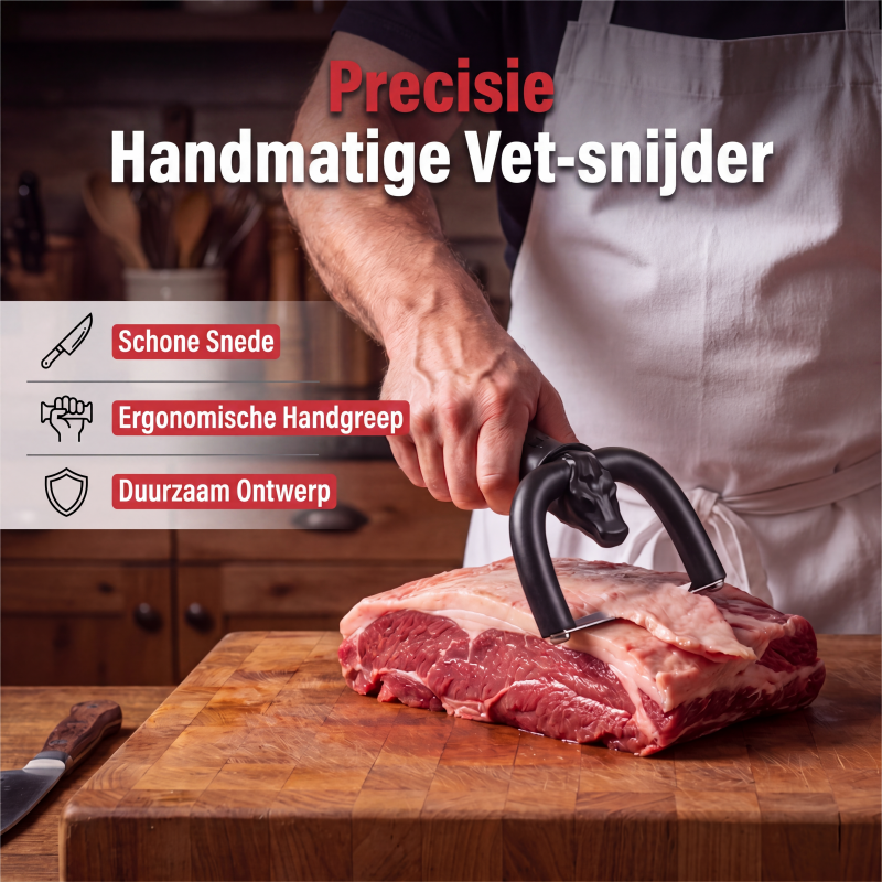 🥩 Manueller Fettabscheider für Rind- und Schweinefleisch – Entfernt ganz einfach überschüssiges Fett | Für leichteres und fettärmeres Kochen 🔥