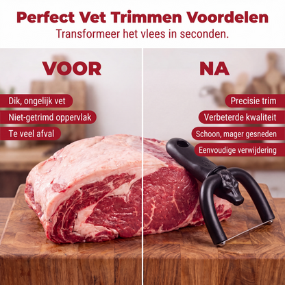 🥩 Manueller Fettabscheider für Rind- und Schweinefleisch – Entfernt ganz einfach überschüssiges Fett | Für leichteres und fettärmeres Kochen 🔥