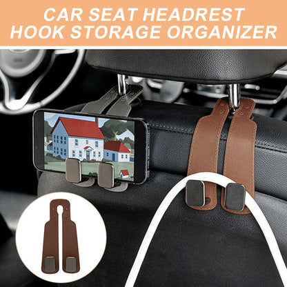 🚗 50 % RABATT! Organizer zum Einhängen an der Kopfstütze – Für Taschen und Einkäufe. Kein Herumrollen, sorgt für Ordnung auf den Sitzen. Einfach anzubringen. ✨