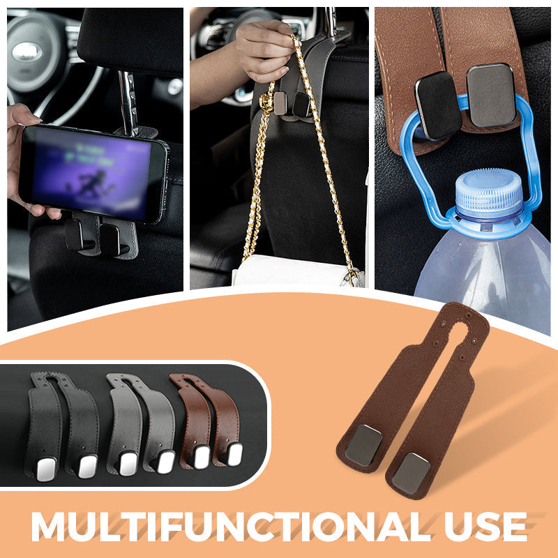 🚗 50 % RABATT! Organizer zum Einhängen an der Kopfstütze – Für Taschen und Einkäufe. Kein Herumrollen, sorgt für Ordnung auf den Sitzen. Einfach anzubringen. ✨