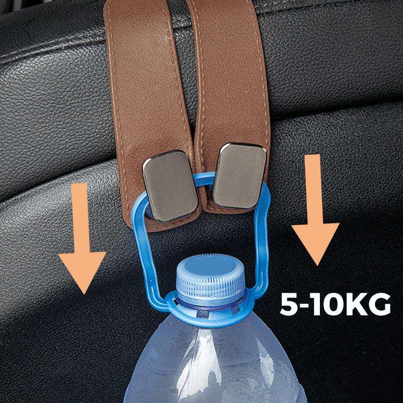🚗 50 % RABATT! Organizer zum Einhängen an der Kopfstütze – Für Taschen und Einkäufe. Kein Herumrollen, sorgt für Ordnung auf den Sitzen. Einfach anzubringen. ✨