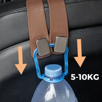 🚗 50 % RABATT! Organizer zum Einhängen an der Kopfstütze – Für Taschen und Einkäufe. Kein Herumrollen, sorgt für Ordnung auf den Sitzen. Einfach anzubringen. ✨