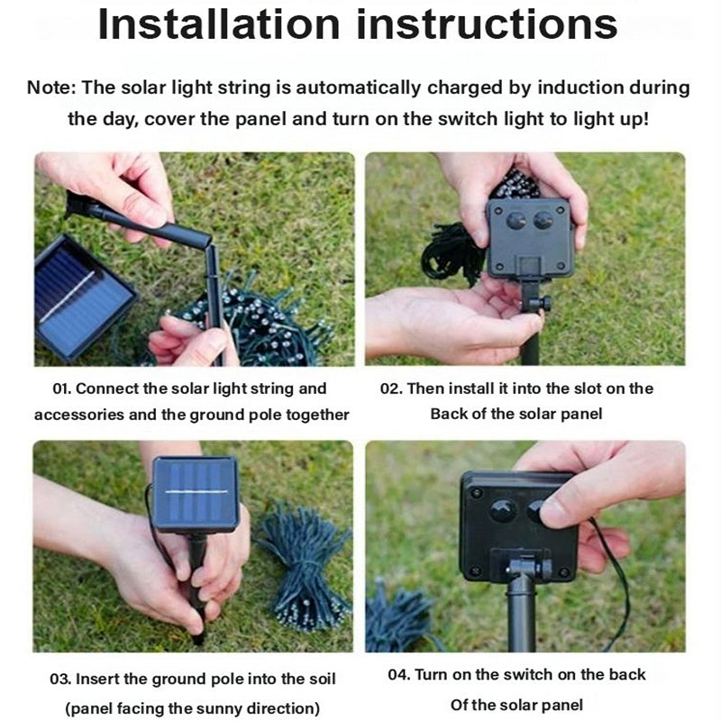 ✨ Garten zu dunkel? – Die Solar-Lichterkette bringt Licht ins Dunkel!