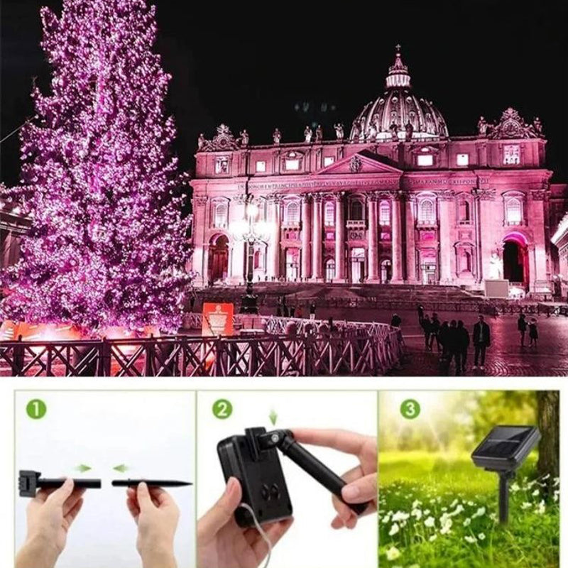 ✨ Garten zu dunkel? – Die Solar-Lichterkette bringt Licht ins Dunkel!