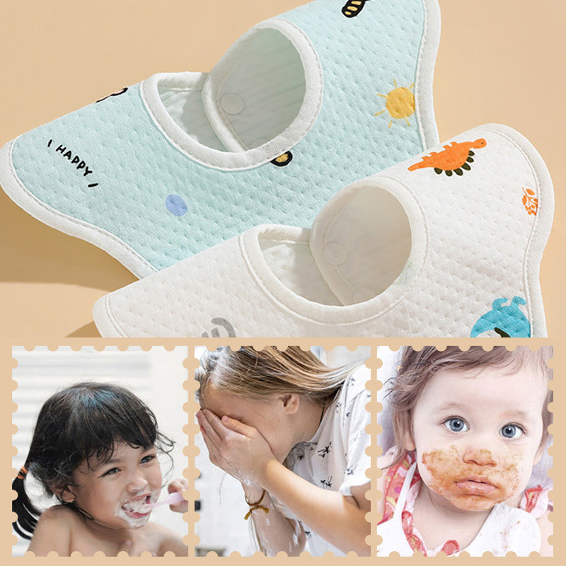[Bestes Geschenk für Babys] Neugeborenen-Lätzchen aus Baumwolle