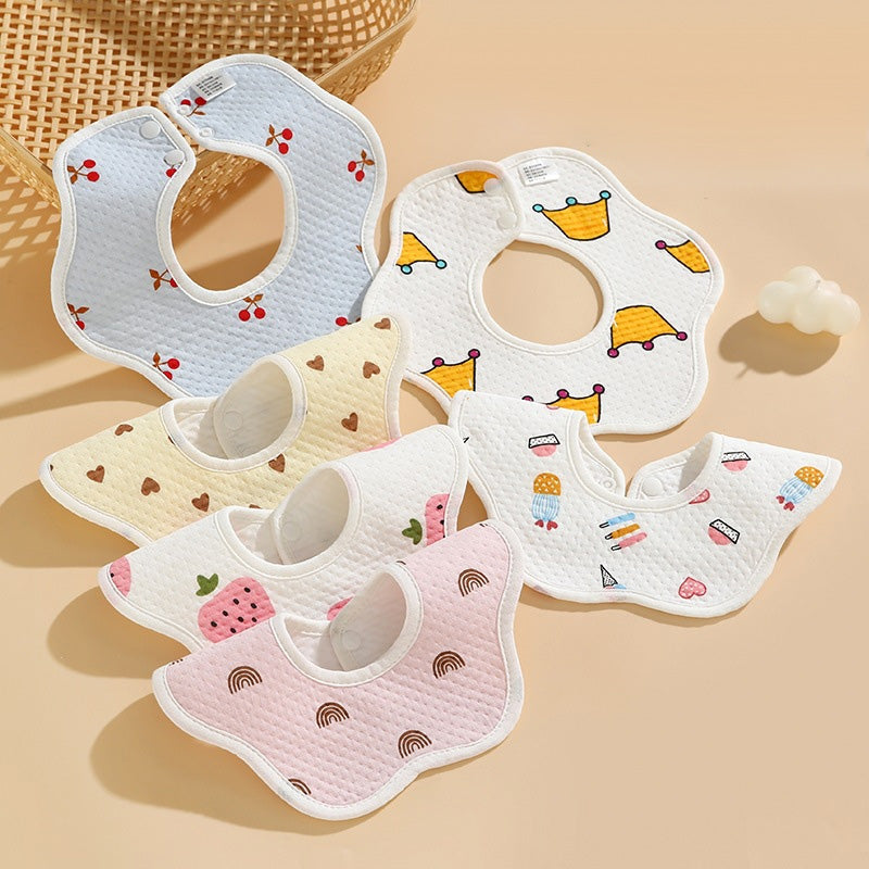 [Bestes Geschenk für Babys] Neugeborenen-Lätzchen aus Baumwolle
