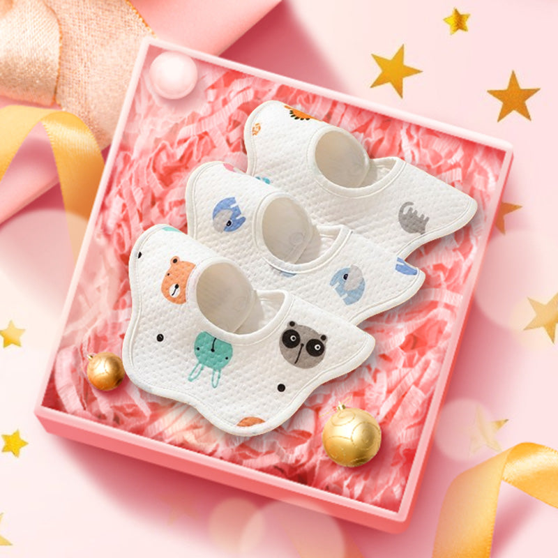 [Bestes Geschenk für Babys] Neugeborenen-Lätzchen aus Baumwolle