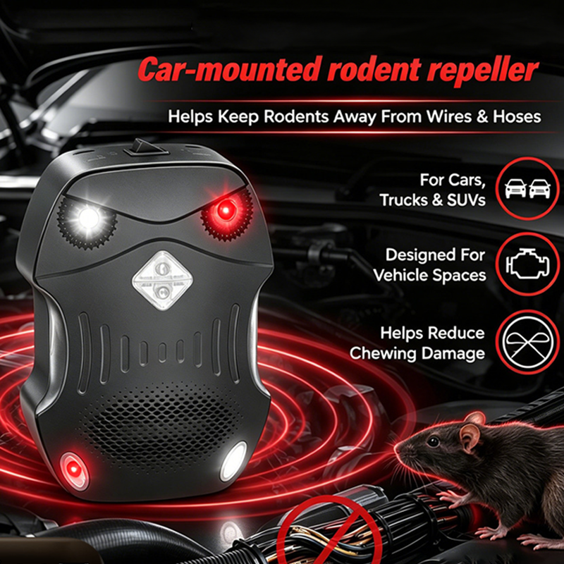 🐭 Marder & Mäuse fressen Ihre Autokabel? – Dieses Ultraschall-Gerät jagt sie weg!