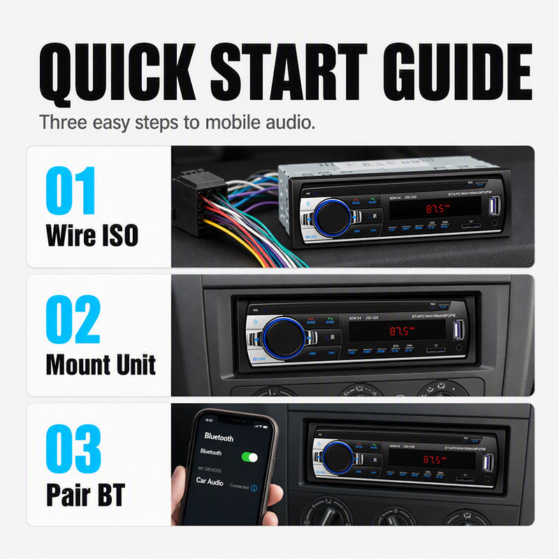 🚗 Altes Autoradio nervt? – Dieses Bluetooth-Radio bringt Ihre Musik ins Auto!