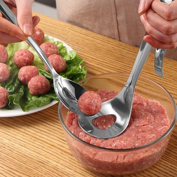 🥄 50 % RABATT ✨ Abtropflöffel für Fleischbällchen – Servieren ohne zu kleckern, auch für Eis und Melone geeignet, einfach und schnell 🍦🍈