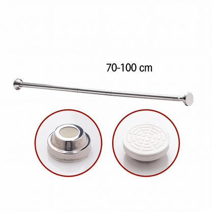 🔧 JETZT 50 % RABATT! 📏 Verstellbare Spannstange ohne Bohren – Werkzeugfreie Montage, starker Halt & vielseitig einsetzbar – Schafft sofortigen Stauraum überall und jederzeit 🏠