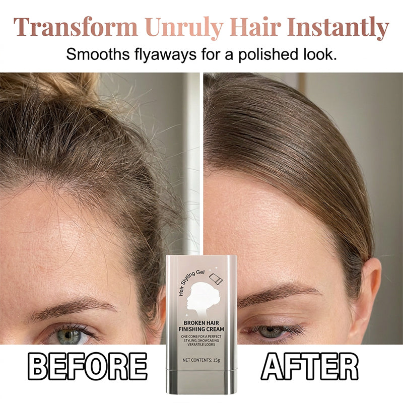💥 50% Rabatt! 💇‍♂️ Tragbarer Haarstyling-Stick – Mikrokamm-Technologie, bändigt abstehende Härchen & Babyhaare. Keine Rückstände, kein Fett. Kompakt für unterwegs. 15 g. 1/2/3 Stück 🛡️