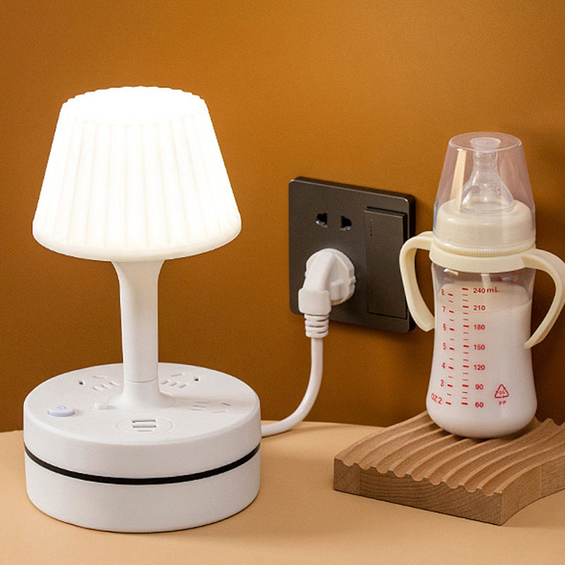 💡 Bedside Lamp with Charging Station – Light Up & Power Up Your Nightstand 🔌