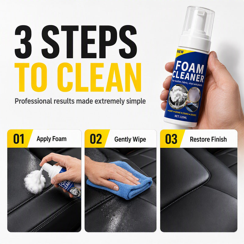 🧼 Dringt tief ein, wischt einfach ab – der Schaumreiniger für strahlende Sauberkeit!