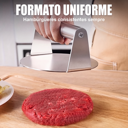 🔥 50 % RABATT! 🍔 Nie wieder ungleichmäßige Burger – Edelstahl‑Burger‑Presse für perfekte selbstgemachte Burger