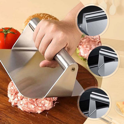 🔥 50 % RABATT! 🍔 Nie wieder ungleichmäßige Burger – Edelstahl‑Burger‑Presse für perfekte selbstgemachte Burger