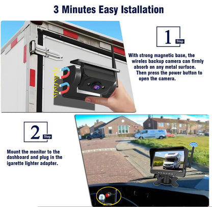 🔥🎁Neuer 50 %-RABATT🔥Drahtloses Rückfahrkamerasystem mit 1080p-H-Auflösung