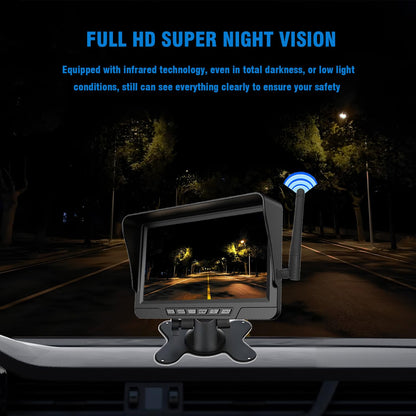 🔥🎁Neuer 50 %-RABATT🔥Drahtloses Rückfahrkamerasystem mit 1080p-H-Auflösung