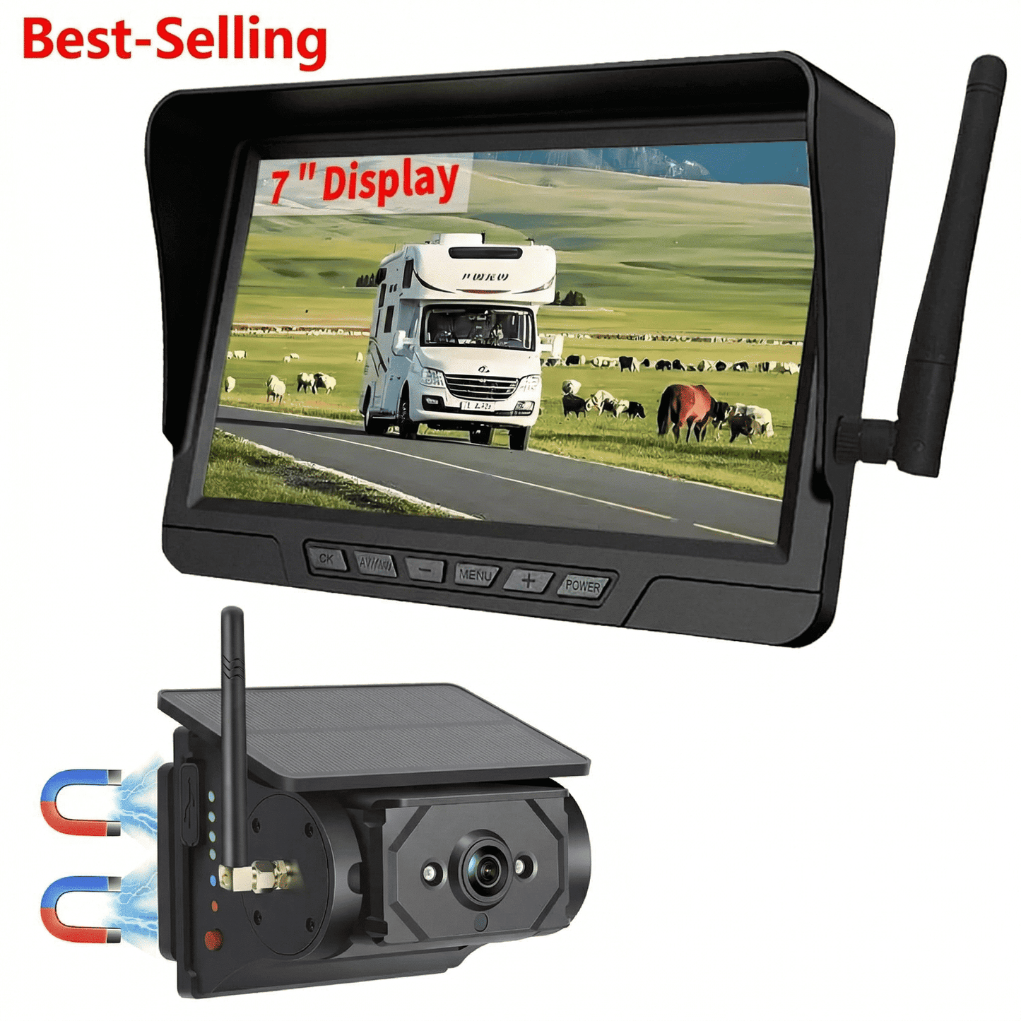 🔥🎁Neuer 50 %-RABATT🔥Drahtloses Rückfahrkamerasystem mit 1080p-H-Auflösung